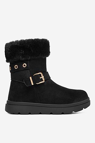Kotníková obuv DeeZee CEO-CM241202-14 ČERNÁ