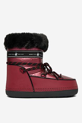 Botki Beverly Hills Polo Club GH-9094 Bordowy