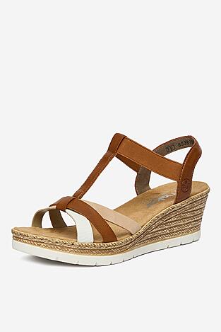 Sandały Rieker CEO-61995-81 Brązowy