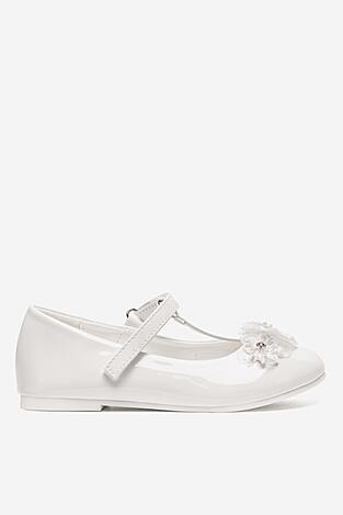 Baleriny Nelli Blu CM240417-7 Biały