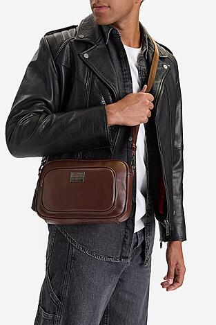Мъжка чанта G-STAR RAW CEO-NOAH-XC8193 ТЪМНОКАФЯВ