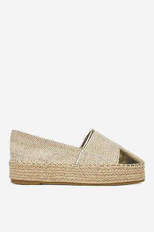 Espadryle DeeZee JSZ701-2 Złoty