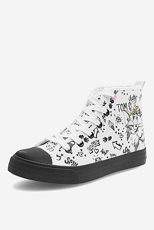Vászoncipő Tom & Jerry CS-SS24-122WBTJ FEHÉR
