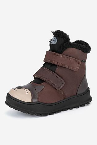Šněrovací vyšší obuv Lasocki Kids TYSON CI12-TYSON-03(III)CH HNĚDÁ