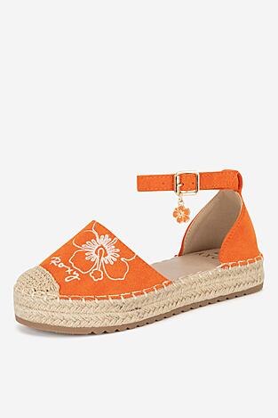 Espadrilky ROXY CSS21597-01 ORANŽOVÁ