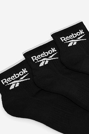 Ponožky Reebok R0362-SS24 (3-PACK) ČIERNA