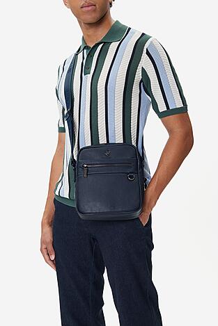 Torba męska Beverly Hills Polo Club C-BHPC-L-018-08 Granatowy