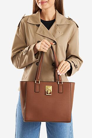 Torebka U.S. POLO ASSN. BIUXT8485WVP Camel