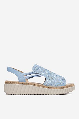 Sandały Rieker CEO-69246-10 Niebieski jasny