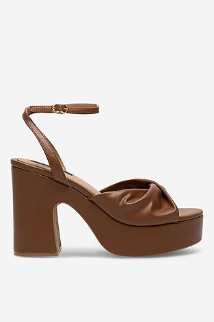 Sandály NINE WEST WFA2634-2 HNĚDÁ
