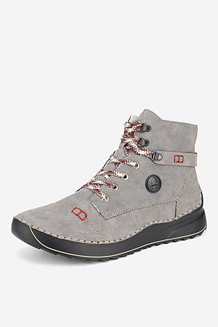 Botki Rieker 51544-64 Szary