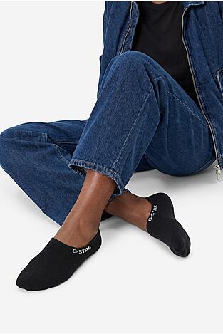 Чорапи G-STAR RAW AS_G-STAR_S_020_SS25 (3-PACK) ЧЕРЕН