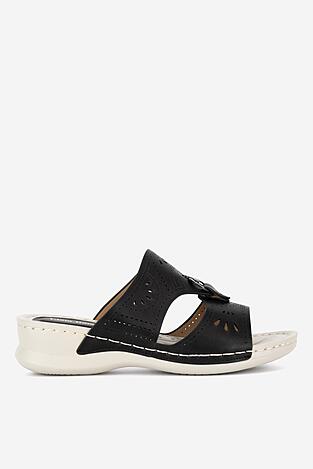 Klapki Clara Barson WYL05010-13 Czarny