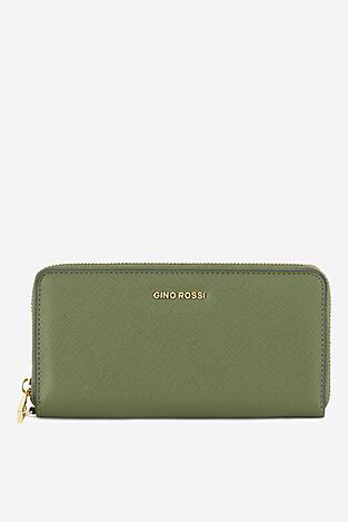 Дамски портфейл Gino Rossi QYL0020 ЗЕЛЕН
