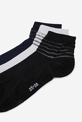 Ponožky NINE WEST KR_NW_URBAN_Z_SS25 (3 PACK) BÍLÁ