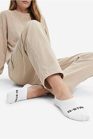 Чорапи G-STAR RAW AS_G-STAR_S_124_SS25 (3-PACK) БЯЛ