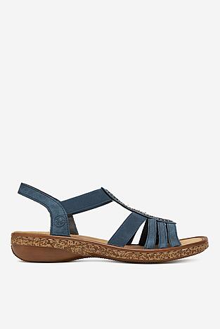 Сандали Rieker 628G9-16 ТЪМНОСИН