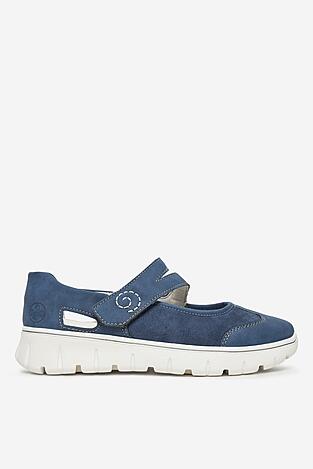 Baleríny Rieker N1350-14 TMAVÝ DENIM