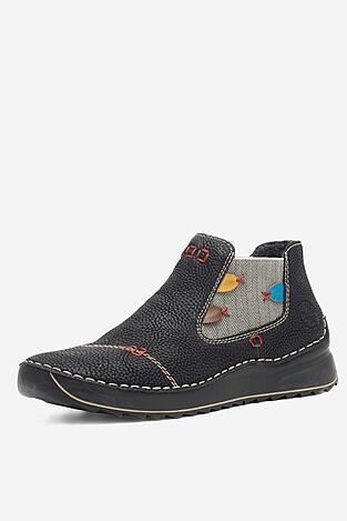 Ghete Rieker 51592-00 NEGRU