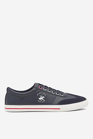 Plátěná obuv Beverly Hills Polo Club M-24MVS5006 TMAVĚ MODRÁ