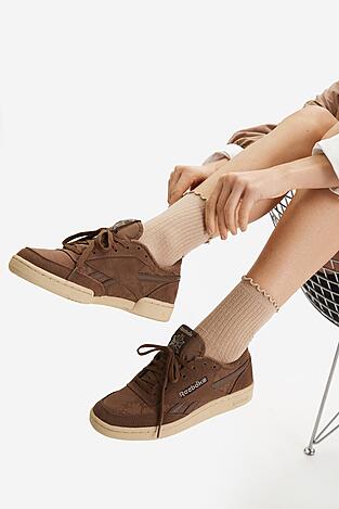 Obuwie sportowe Reebok EO-CLUB C REVENGE VINTAGE II 100244746 Brązowy