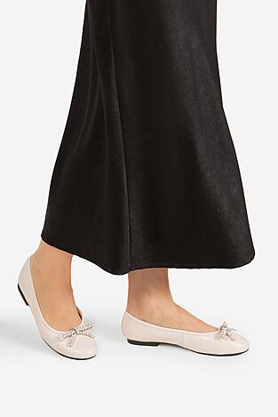 Baleriny Badura CARNATION-8221-133 Biały