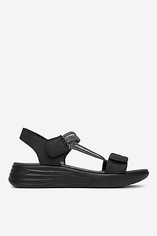 Sandály Clara Barson R24AW02734 ČERNÁ