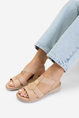 Sandały Go Soft CEO-WI16-INES-07 Beżowy