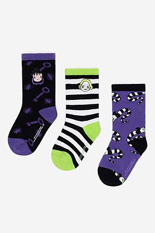 Чорапи BEETLEJUICE ACCCS-AW24-324WBBJ (3-PACK) ЧЕРЕН