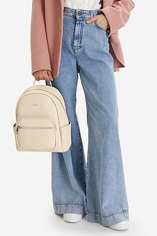 Hátizsák Lasocki CEO-LSK-L-015-09 CSONTSZÍNŰ