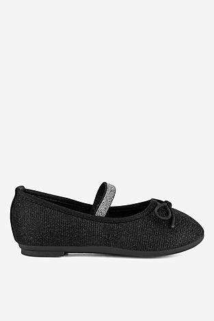 Baleríny Nelli Blu CM240723-10 ČERNÁ