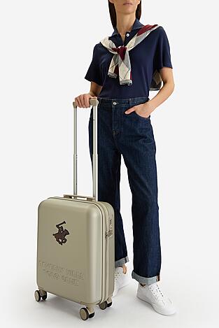 Walizka Beverly Hills Polo Club CEO-BHPC-S-003-08-BEIGE Beżowy
