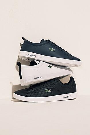 Спортни обувки LACOSTE C-COURT BASE 48SMA0112_1R5 БЯЛ