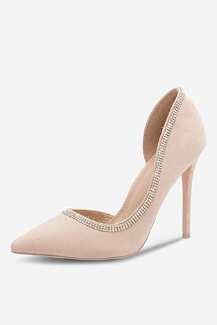 Pantofi cu toc DeeZee AFJA KL-HT92931-50 BEJ