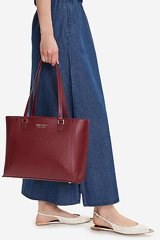 Дамска чанта NINE WEST CEO-MIDTOWN MAVEN-LX9844 БОРДО