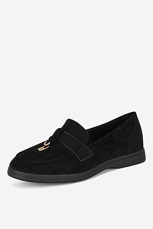 Mokaszin DeeZee DS1590-1 FEKETE