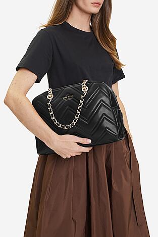 Kézitáska NINE WEST CEO-ALICE-LA482-3468 FEKETE