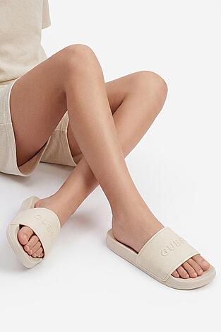 Klapki basenowe GUESS CEOWB-P5010525(DZ) Beżowy