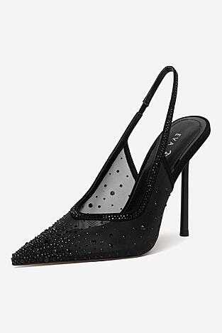 Czółenka EVA MINGE EO-MAE-LT1677-27 Czarny