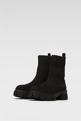 Bokacsizma DeeZee WS5553-11 FEKETE