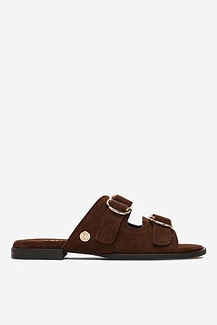 Klapki U.S. POLO ASSN. EO-KATYA001W/6S1 Brązowy