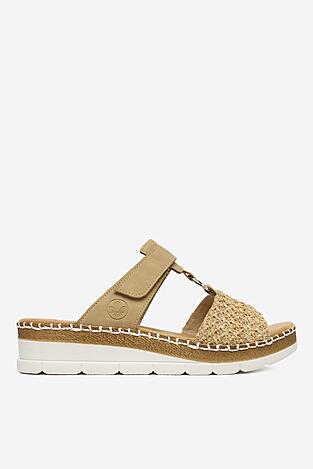 Klapki Rieker CEO-V1243-60 Beżowy