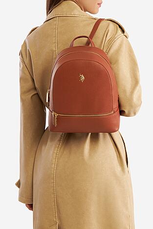 Plecak U.S. POLO ASSN. BIUXT6310WVP Miedziany