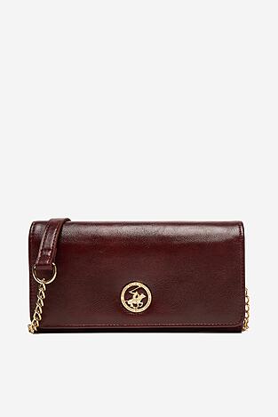 Portfel damski Beverly Hills Polo Club CEO-BHPC-W1-001-SS26 Bordowy