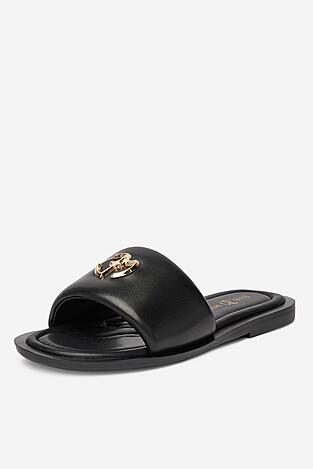 Klapki EVA MINGE POPPY-LT102-13 Czarny