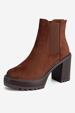 Botki NINE WEST WFA3374-1 Brązowy