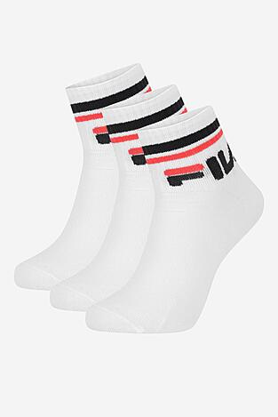 Ponožky Fila F9398-AW24 (3-PACK) BÍLÁ