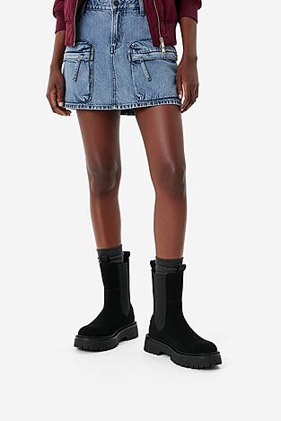 Bokacsizma G-STAR RAW EO-YASEMIN-70861S FEKETE