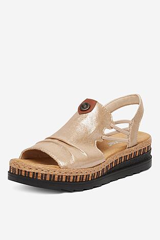 Sandały Rieker CEO-V7972-60 Złoty