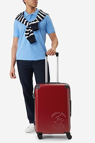 Walizka Beverly Hills Polo Club CEO-BHPC-M-010-09-RED Czerwony